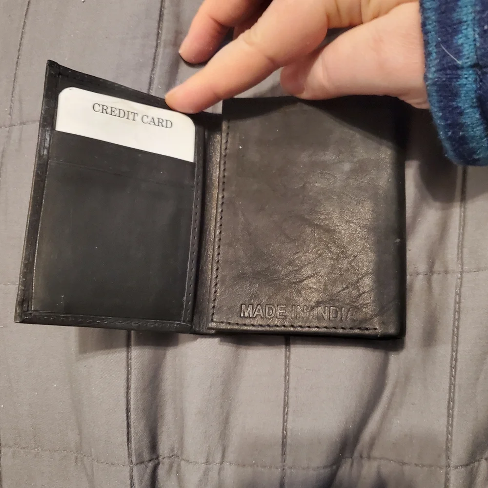 Miami Dolpins NFL Black Leather Wallet